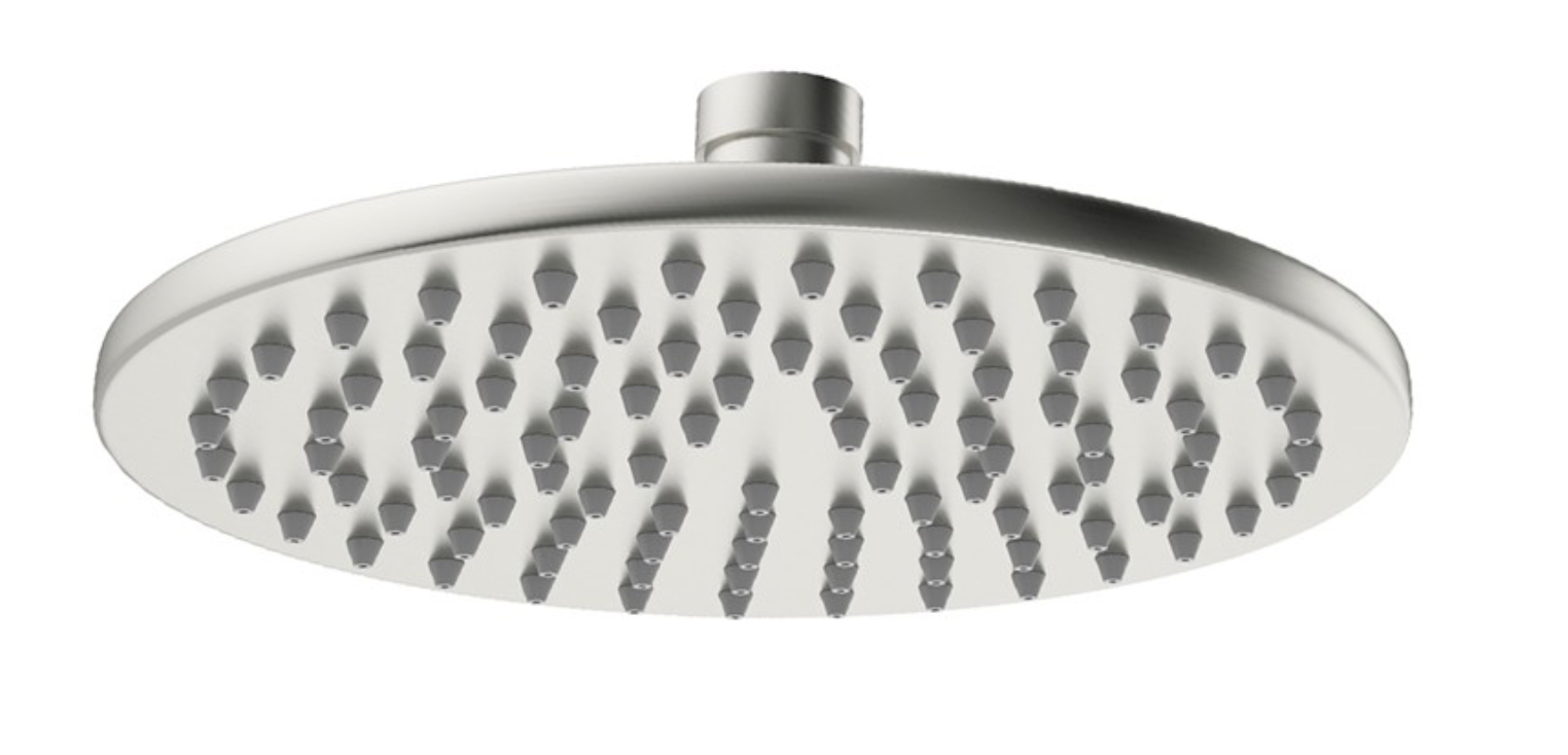 Mike Pro 300mm showerhead Brushed Stainless Steel Effect